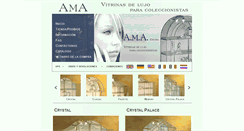 Desktop Screenshot of cristal-vitrinas.com